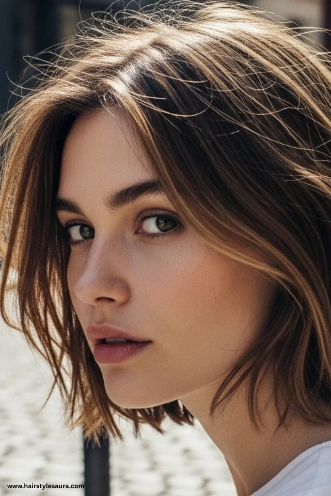10 Must-Try Shaggy Short Hair Wolf Cut Versions for Women 3 French-Girl Inspired Wolfie