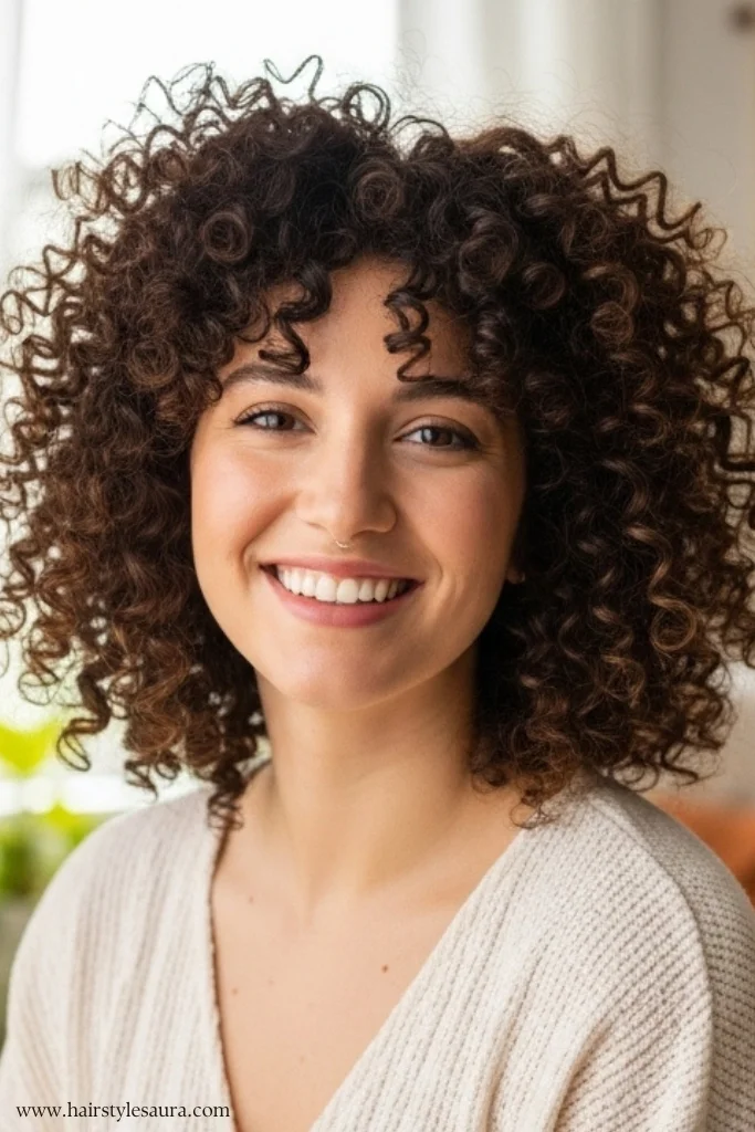 12 Trendy Long Wolf Cut Curly Hair Options to Try Today 12 Frizz-Friendly Wolf Cut
