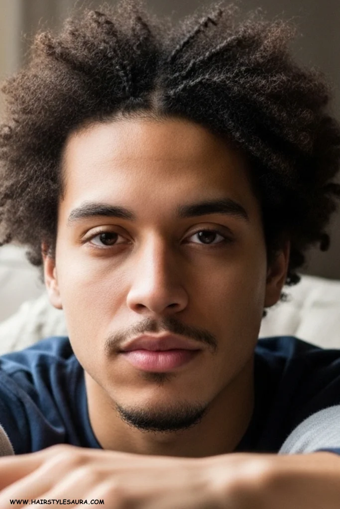13 Stylish Short Hair Braided Hairstyles for Men to Try Now 12 Half Braids, Half Afro