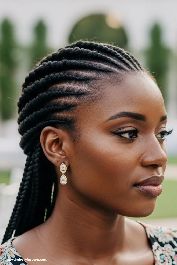 10 Cute Hairstyles for Black Girls That Show Natural Beauty 9 Halo Braid
