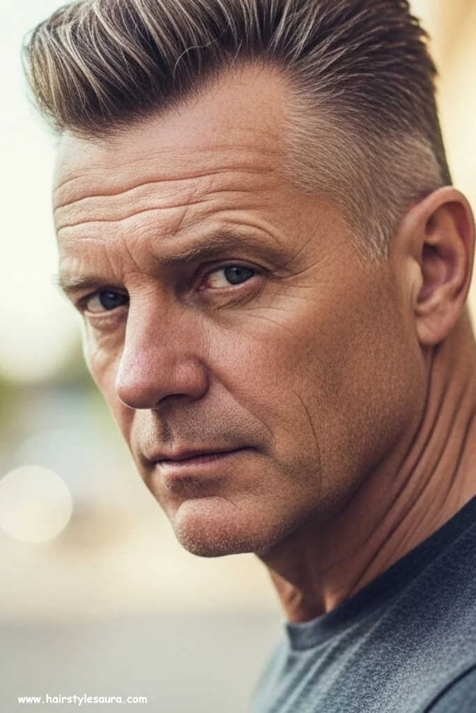 10 Best Short Hairstyles for Over 50 Men to Try Now 11 High and Tight
