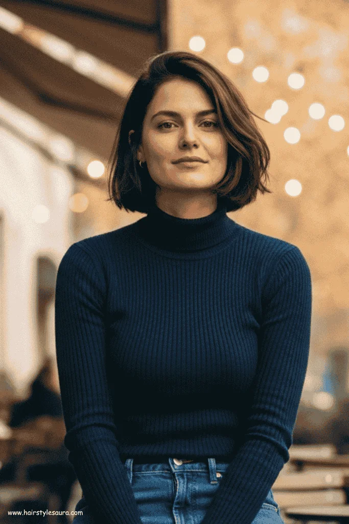 Top 12 Short Hairstyles for Thin Hair That Add Volume 12 Inverted Bob