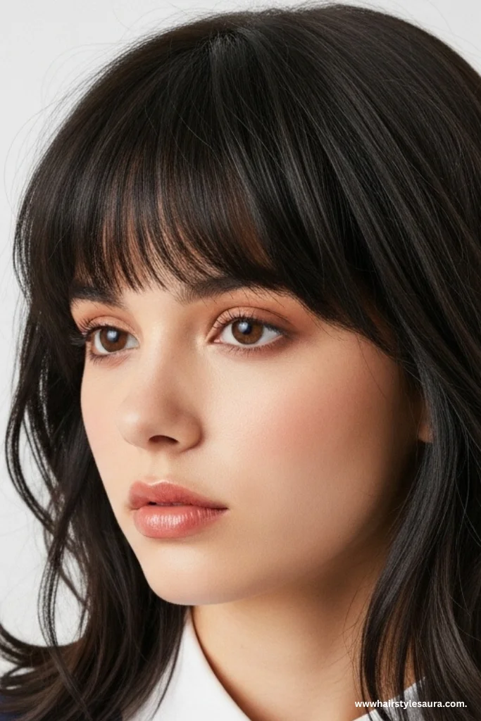 Short Wolf Cut Curly Hair Looks That Are Trending Now 11 Layered Micro Bangs with Wolf Cut