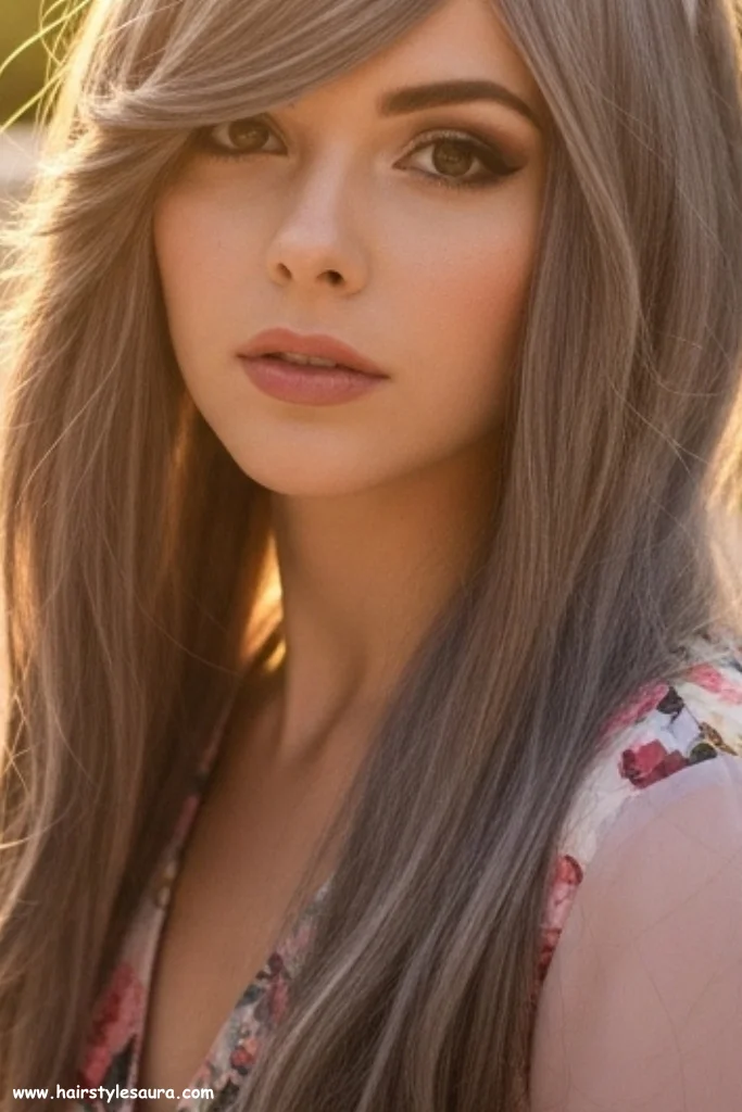 14 Stunning Long Hair Wolf Cut Styles Every Woman Should Try 12 Long Wolf Cut with Side Bangs
