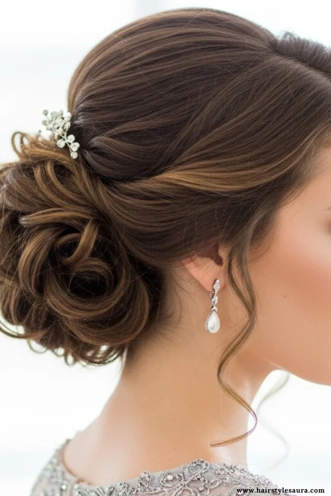 12 Cute Curly Hairstyles That’ll Make You Love Your Curls Even More 8 Low Curly Bun