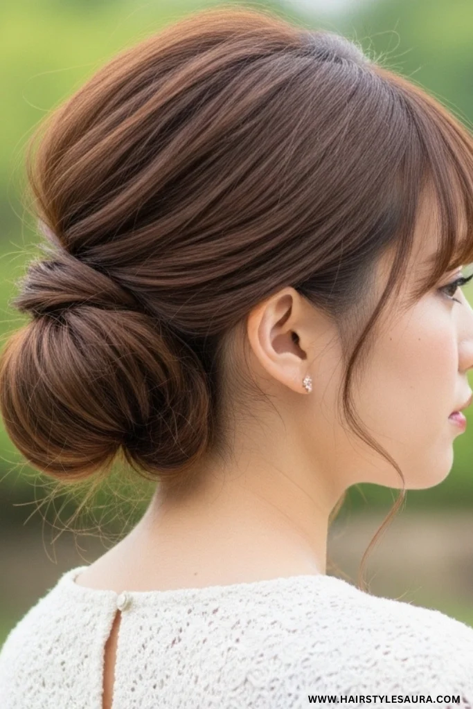 Cute Easy Hairstyles Every Woman Can Try Quick Styles You’ll Love! 12 Low Side Bun
