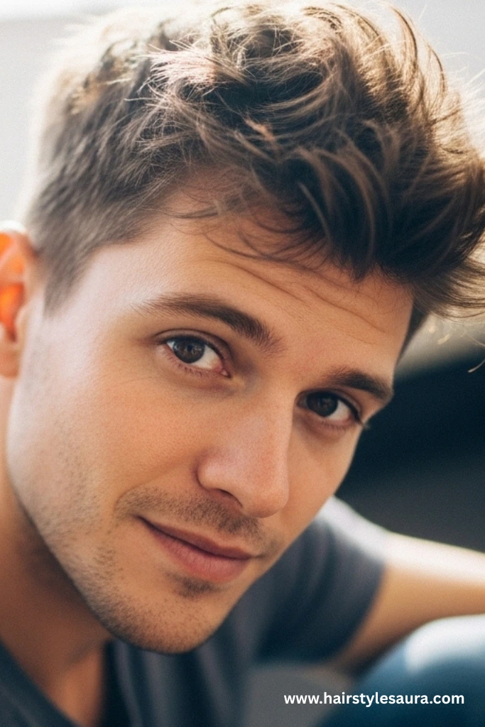 11 Men's Medium to Short Hairstyles 6 Messy French Crop