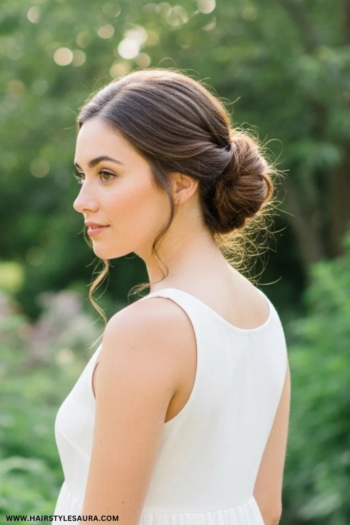 Cute Easy Hairstyles Every Woman Can Try Quick Styles You’ll Love! 2 Messy Low Bun