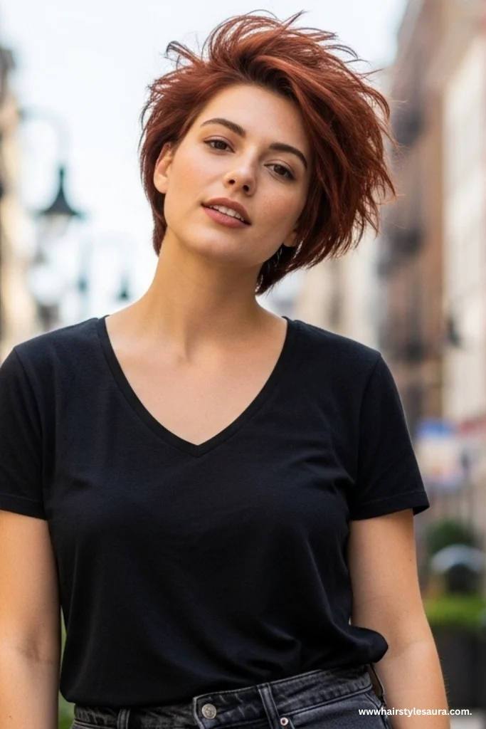 Short Wolf Cut Curly Hair Looks That Are Trending Now 9 Messy Short Wolf Cut