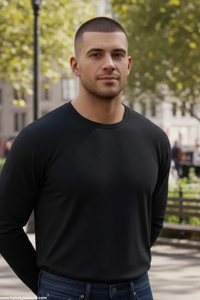 Buzz Cut Hairstyle Man: Bold, Clean, and Always in Style 11 Mid Fade Buzz Cut