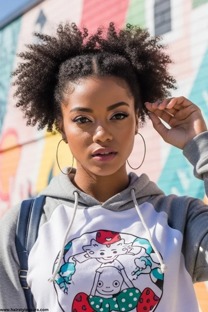 13 Cute Hairstyles for Curly Hair Every Woman Should Try 11 Mini Puffs