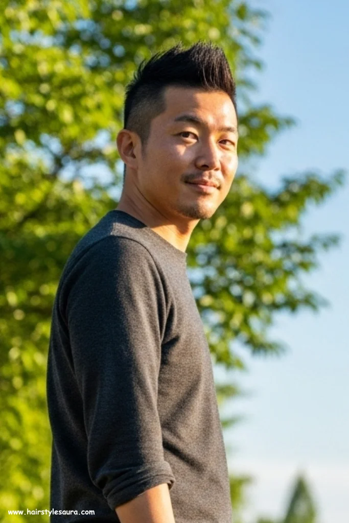 12 Trendy Hairstyles for Short Hair Men Asian Edition 13 Mini Quiff