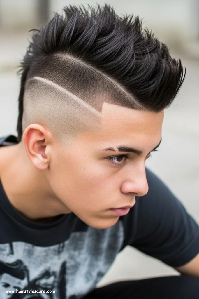 12 Best Mens Hairstyle Short on Side Long Top Ideas for 2025 13 Mohawk with Fade