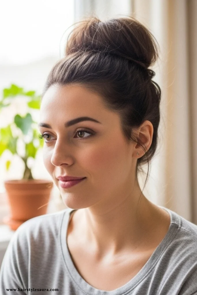 12 Cute Curly Hairstyles That’ll Make You Love Your Curls Even More 4 Pineapple Updo