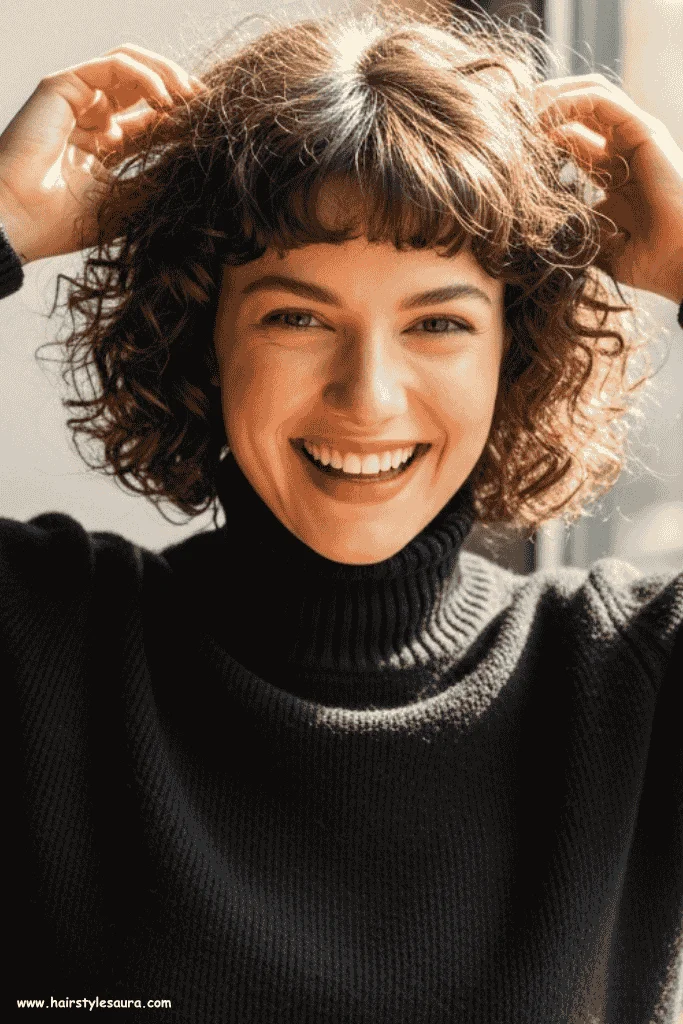 Top 10 Kitty Cut Hair with Bangs 6 Pixie-Inspired Kitty Cut with Curtain Bangs
