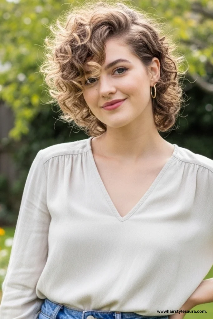 Short Wolf Cut Curly Hair Looks That Are Trending Now 7 Pixie-Length Curly Wolf Cut