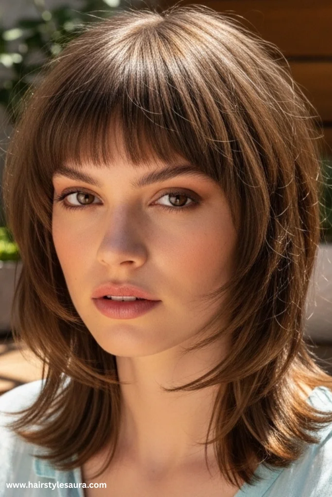 12 Trendy Ideas for Short Shaggy Hair with Bangs 7 Razor-Cut Shag with Feathered Bangs