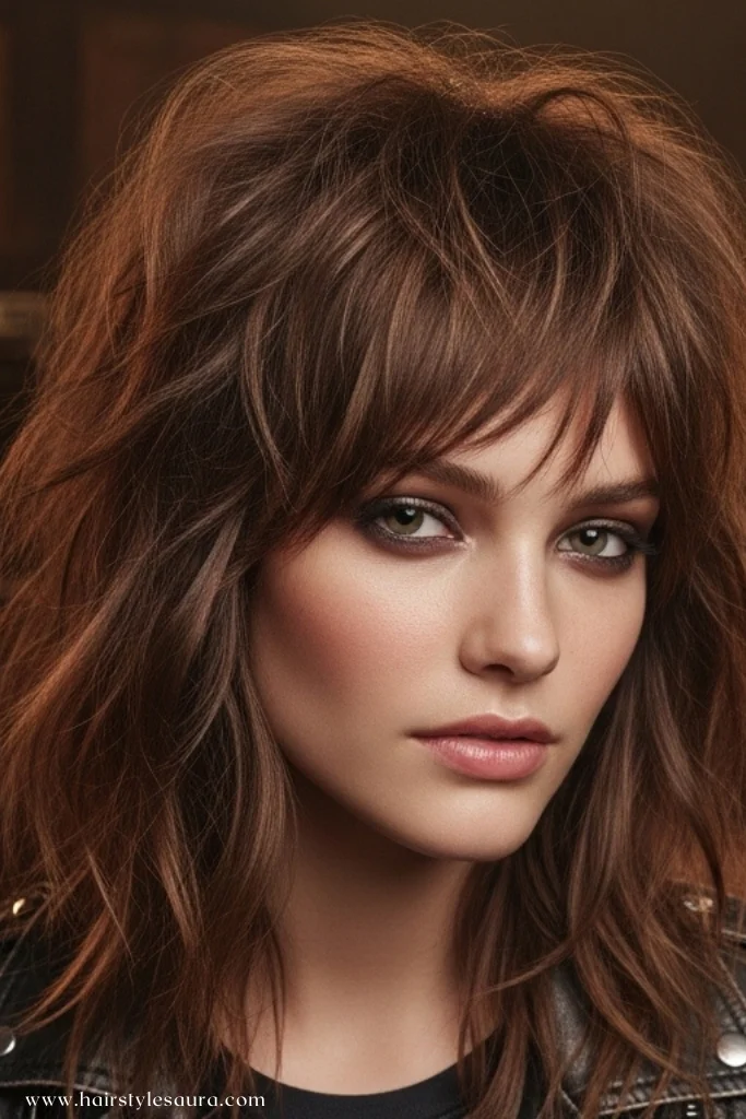 Modern short shaggy hair: A Stylish Way to Rock a Bold Look 10 Rocker Chic Shag