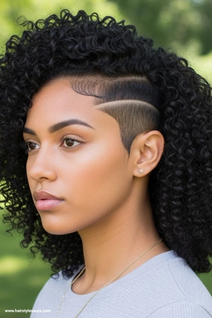15 Trendy Short Hairstyles With Curly Hair 13 Sculpted Curls with Fade
