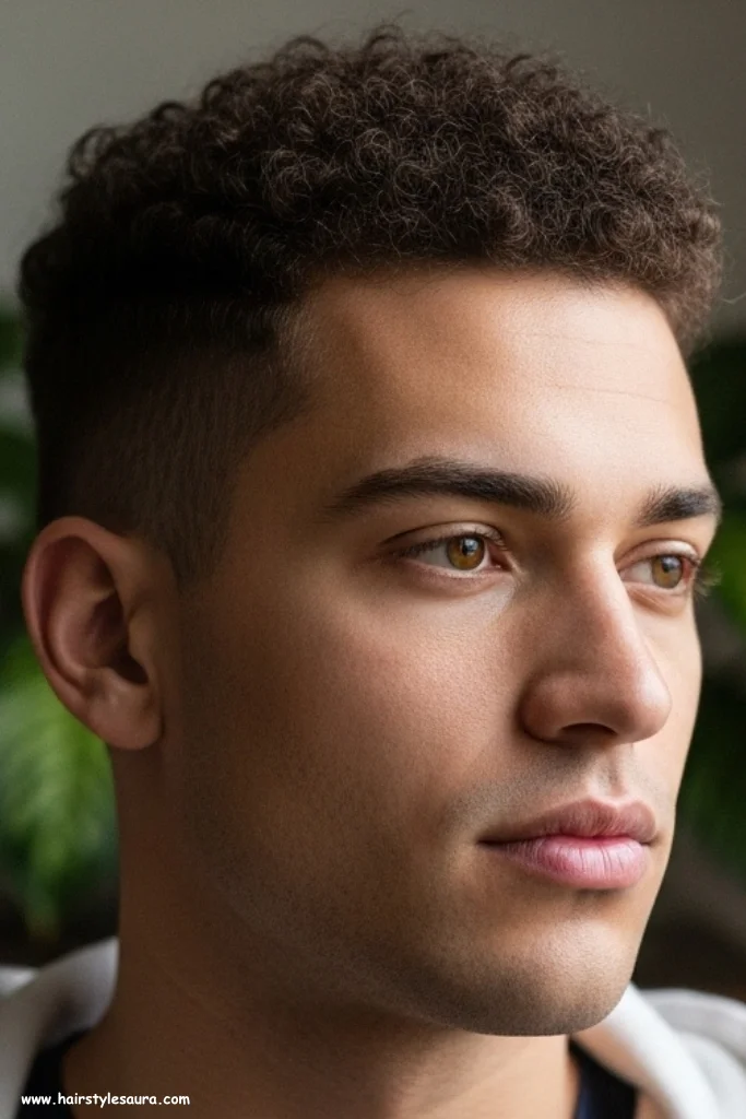12 Cute Short Hairstyles for Men That Will Upgrade Your Style 7 Short Curly Taper