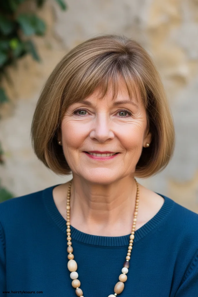 Flattering Short Hair Ideas for Women Over 60 3 Short Layered Bob