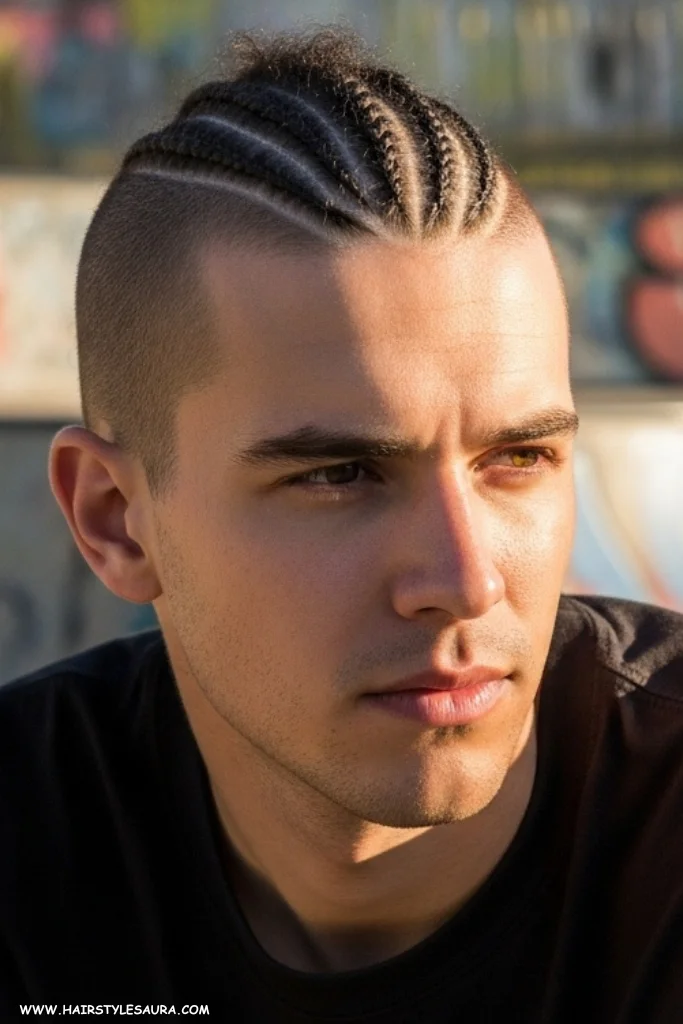 13 Stylish Short Hair Braided Hairstyles for Men to Try Now 10 Short Mohawk Braids