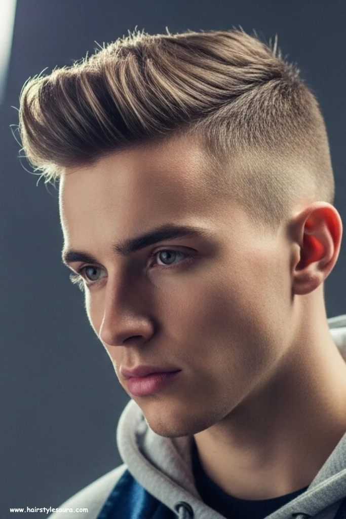 12 Cute Short Hairstyles for Men That Will Upgrade Your Style 3 Short Quiff with Taper