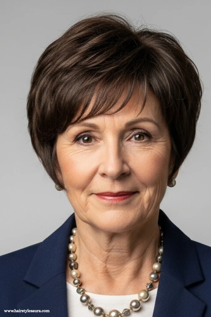 15 Stylish Short Hairstyles for Women Over 50 11 Short Shag Cut