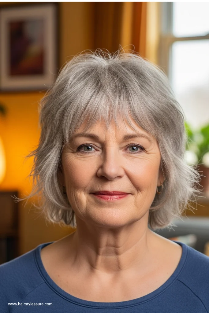 13 Elegant Older Women Short Hairstyles for a Fresh Look 7 Short Shag Cut