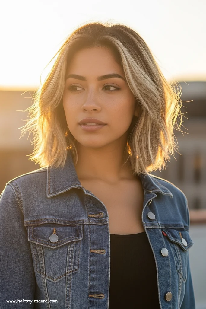 13 Bold Short Wolf Cut Without Bangs Hairstyles to Try Now 14 Short Wolf Cut with Highlighted Layers (No Bangs)