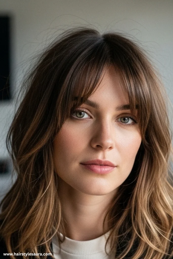 11 Early 90s Hairstyles Ideas That Are Making a Comeback 11 Side-Swept Bangs with Layers