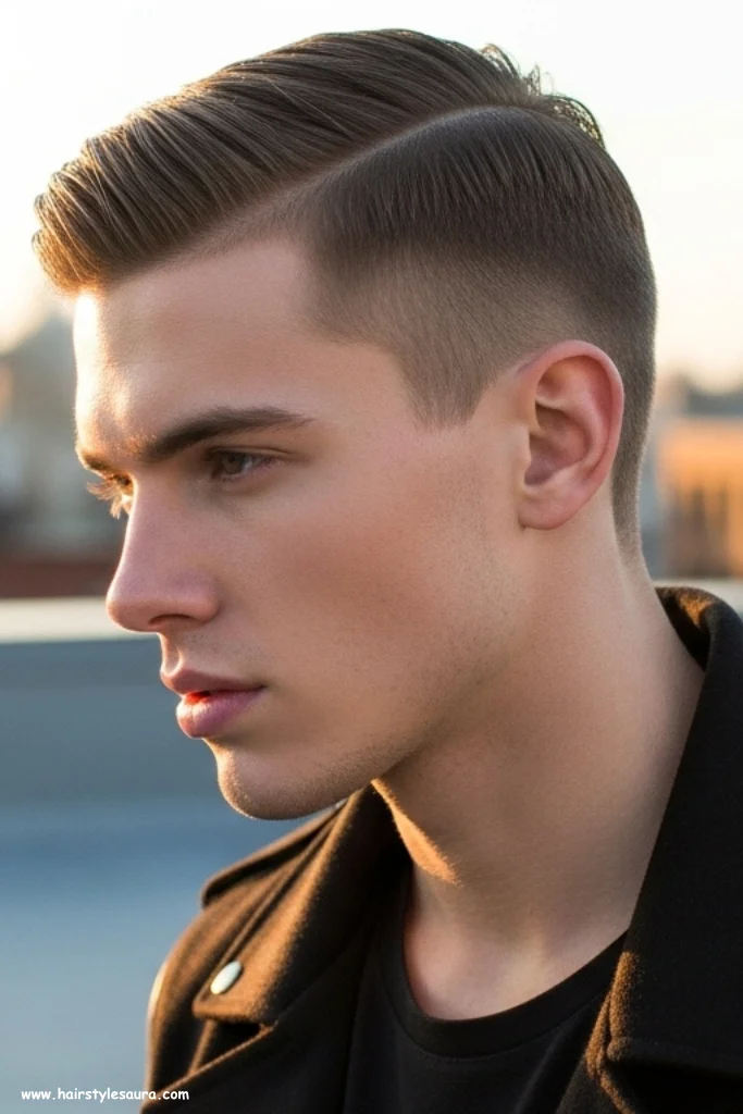 12 Cute Short Hairstyles for Men That Will Upgrade Your Style 5 Side-Swept Short Undercut