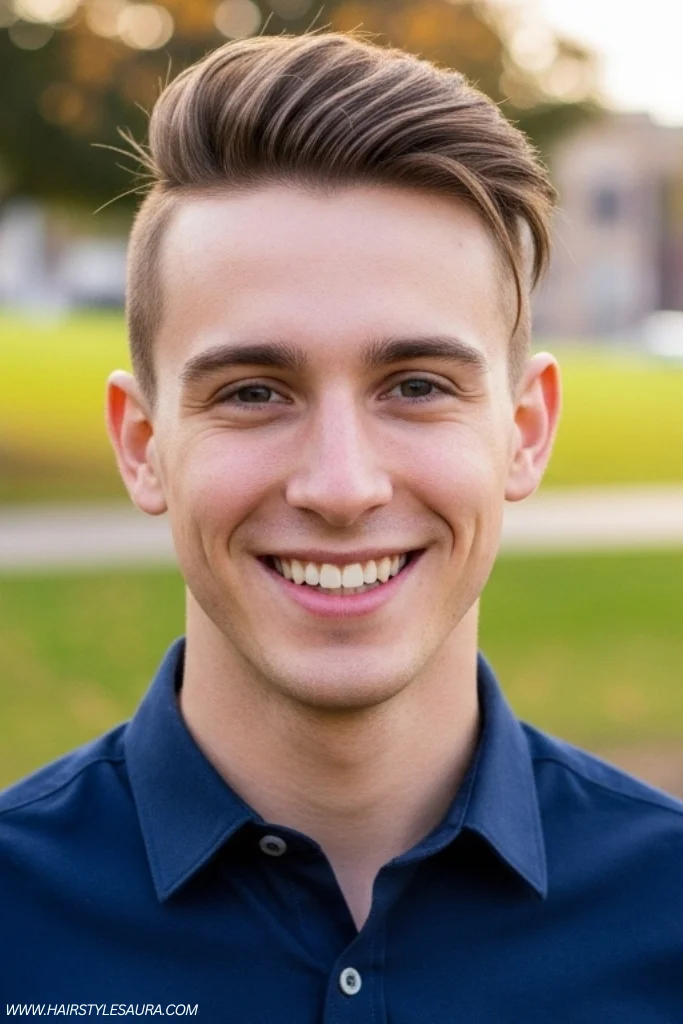 Top 12 Mens Long Top Short Sides Hairstyles to Rock Now 10 Side-Swept Top with Undercut