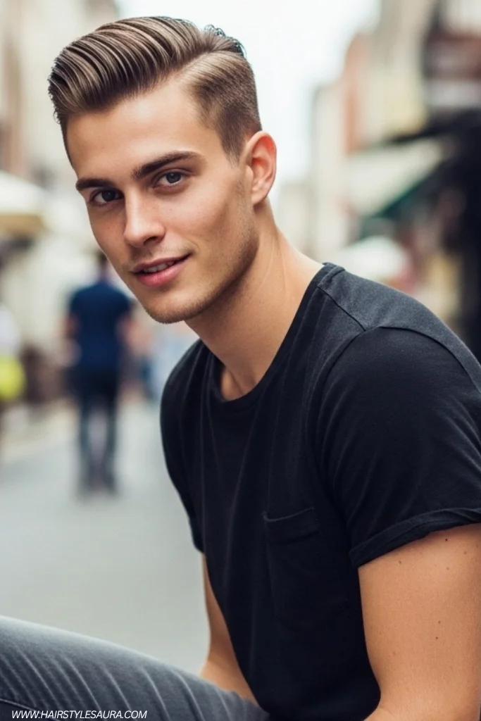 Top 12 Mens Long Top Short Sides Hairstyles to Rock Now 3 Slick Back Undercut