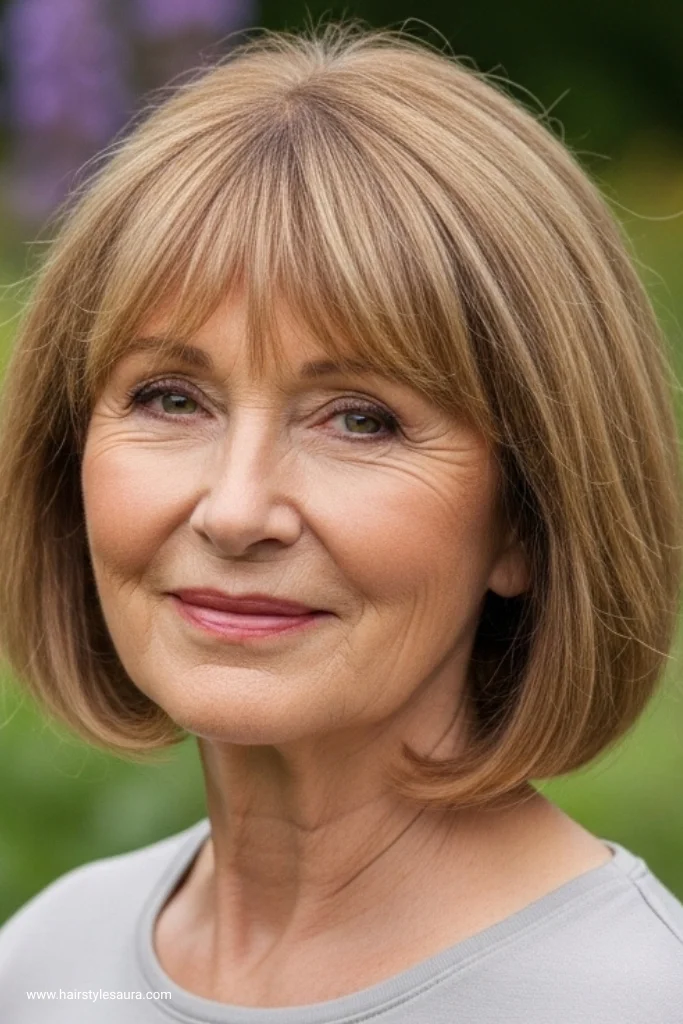 13 Elegant Older Women Short Hairstyles for a Fresh Look 3 Soft Layered Bob