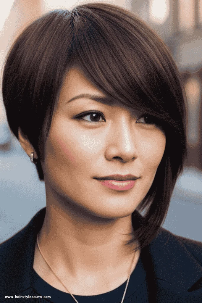 Top 10 Kitty Cut Hair with Bangs 8 Soft Layered Kitty Cut with Feathered Bangs