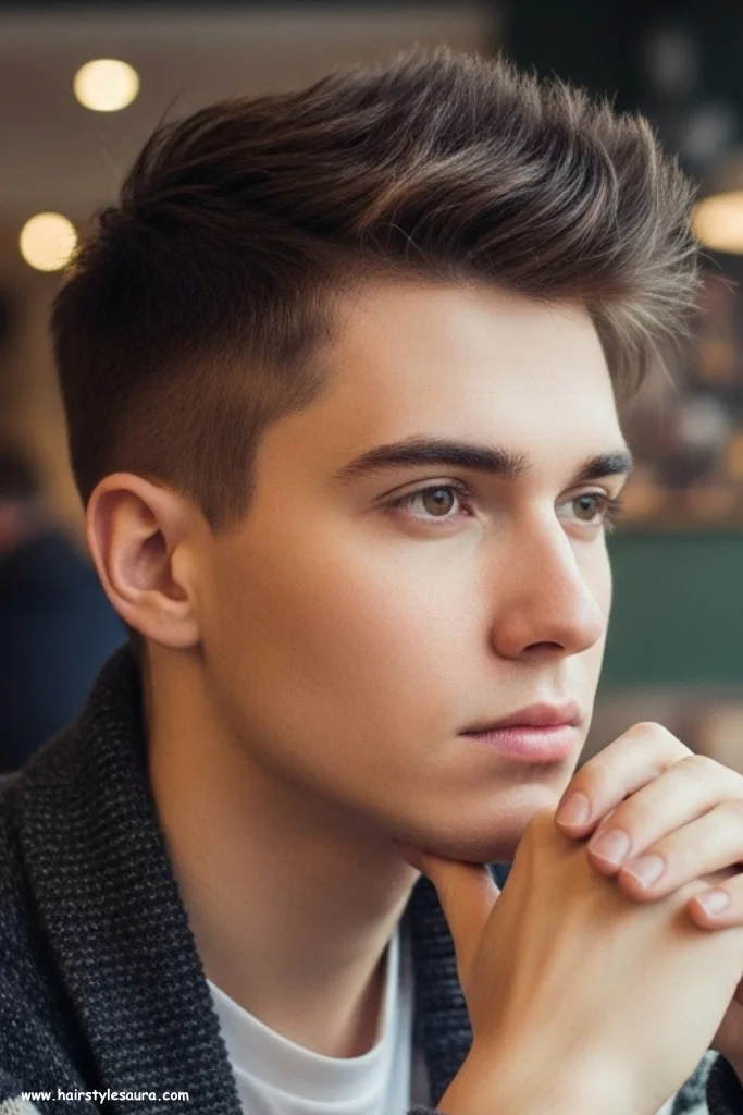 12 Cute Short Hairstyles for Men That Will Upgrade Your Style 12 Soft Spikes with Fade