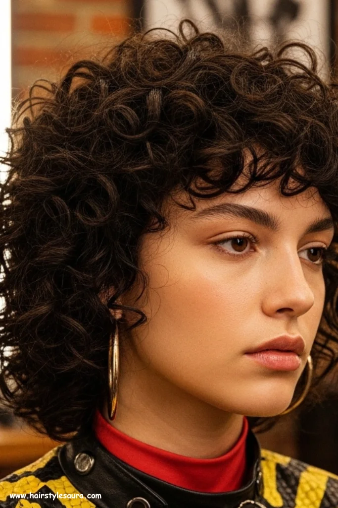 10 Trendy Curly Short Shaggy Hairstyles to Try This Year 9 Tapered Curly Shag