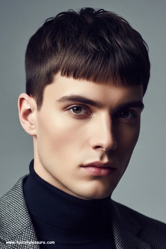 11 Mushroom Cutting Hairstyle Ideas for Men That Redefine Cool 5 Tapered Mushroom Style
