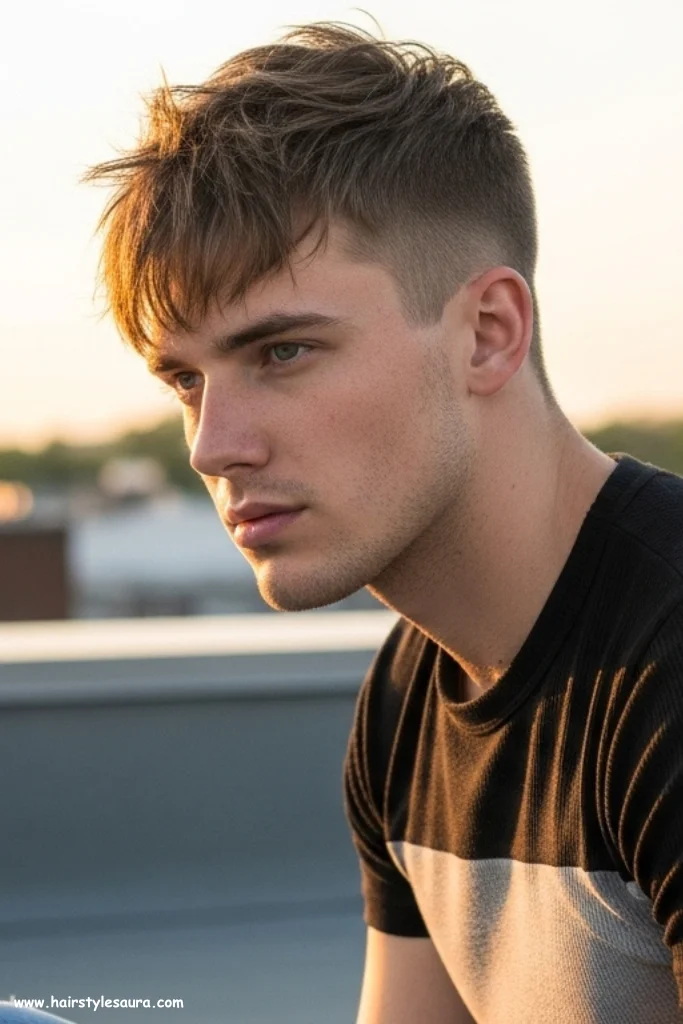 Top 13 Trendy Short Shaggy Hairstyles for Men with Style 6 Tapered Shag Cut