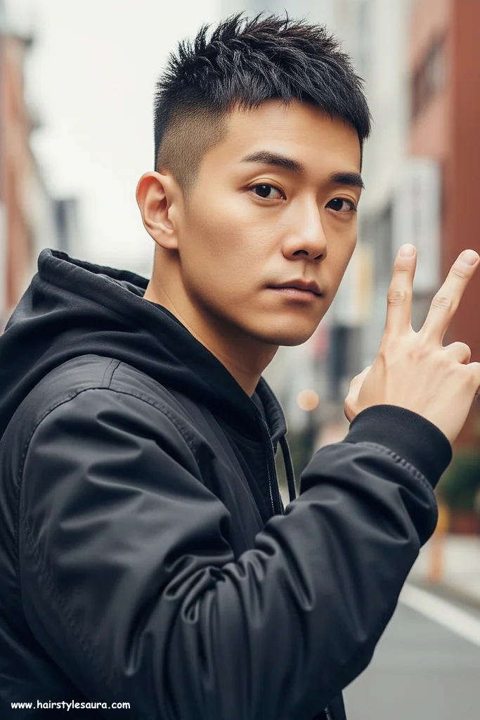 12 Trendy Hairstyles for Short Hair Men Asian Edition 2 Textured Crop