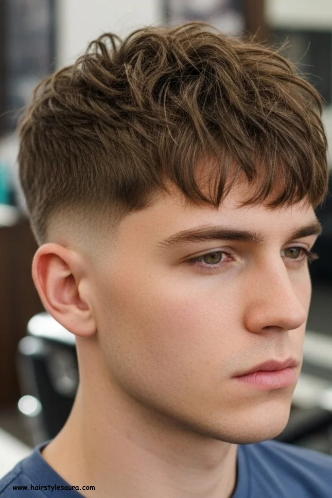 Top 13 Trendy Short Shaggy Hairstyles for Men with Style 2 Textured Crown Shag