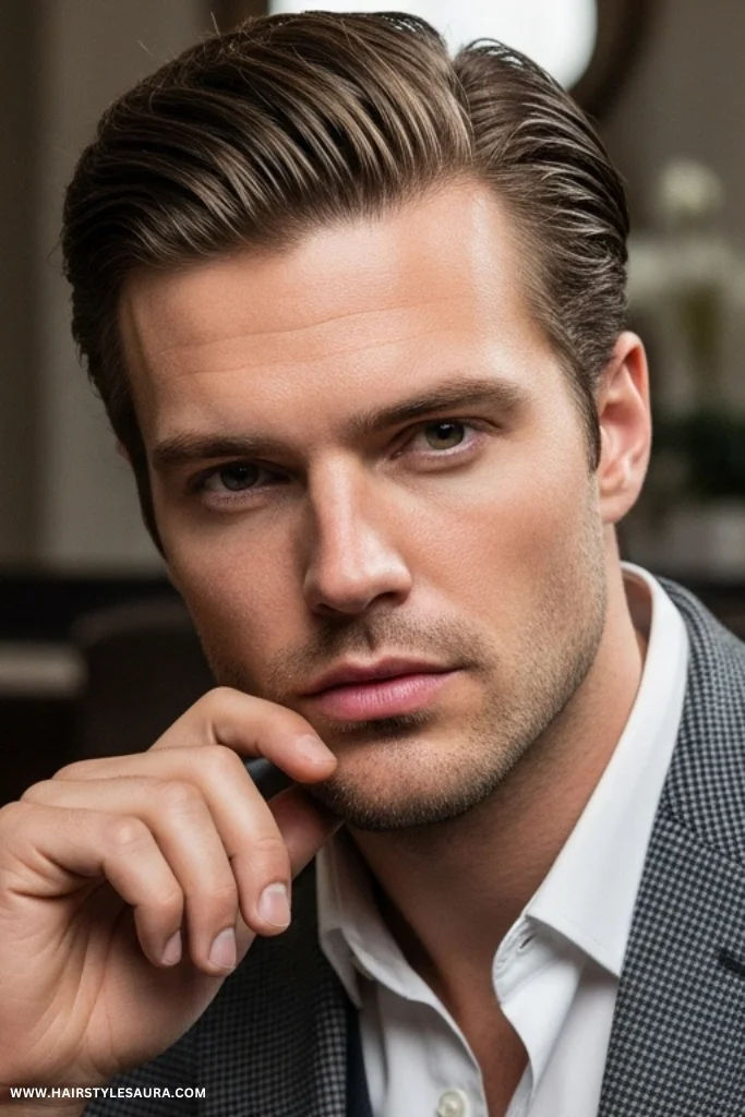 Formal Hairstyles for Short Hair: Classy Looks Every Man Should Try 3 Textured Slick Back