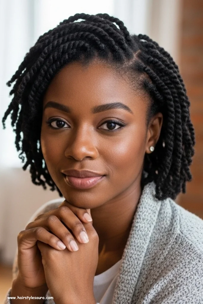10 Cute Hairstyles for Black Girls That Show Natural Beauty 5 Twist Out