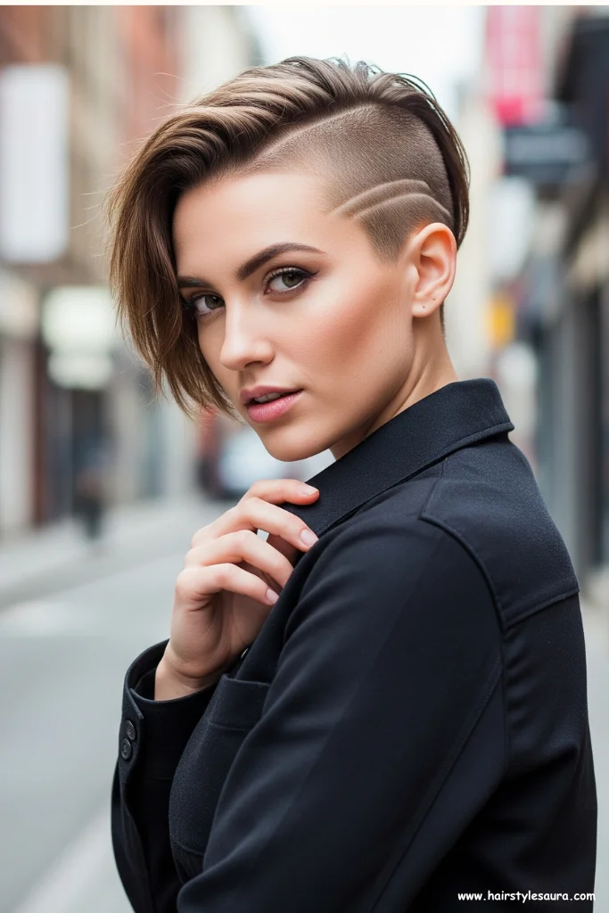 12 Stylish Short Hairstyles With Fade for 2025 8 Undercut Fade with Hard Part