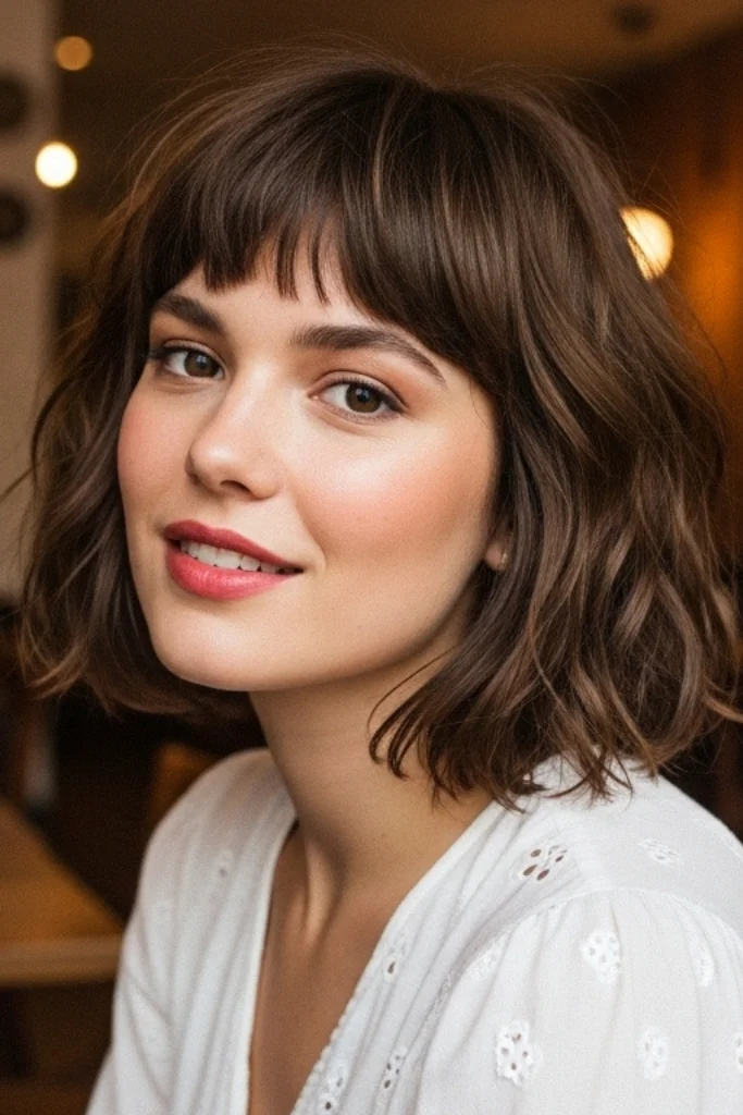 11 Short Hair Hairstyles for Round Faces 5 Short Shag Cut