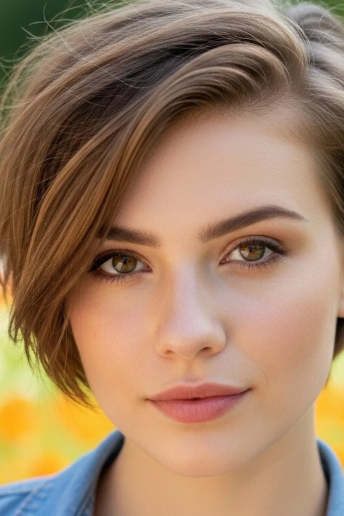 11 Short Hair Hairstyles for Round Faces 11 Undercut Pixie