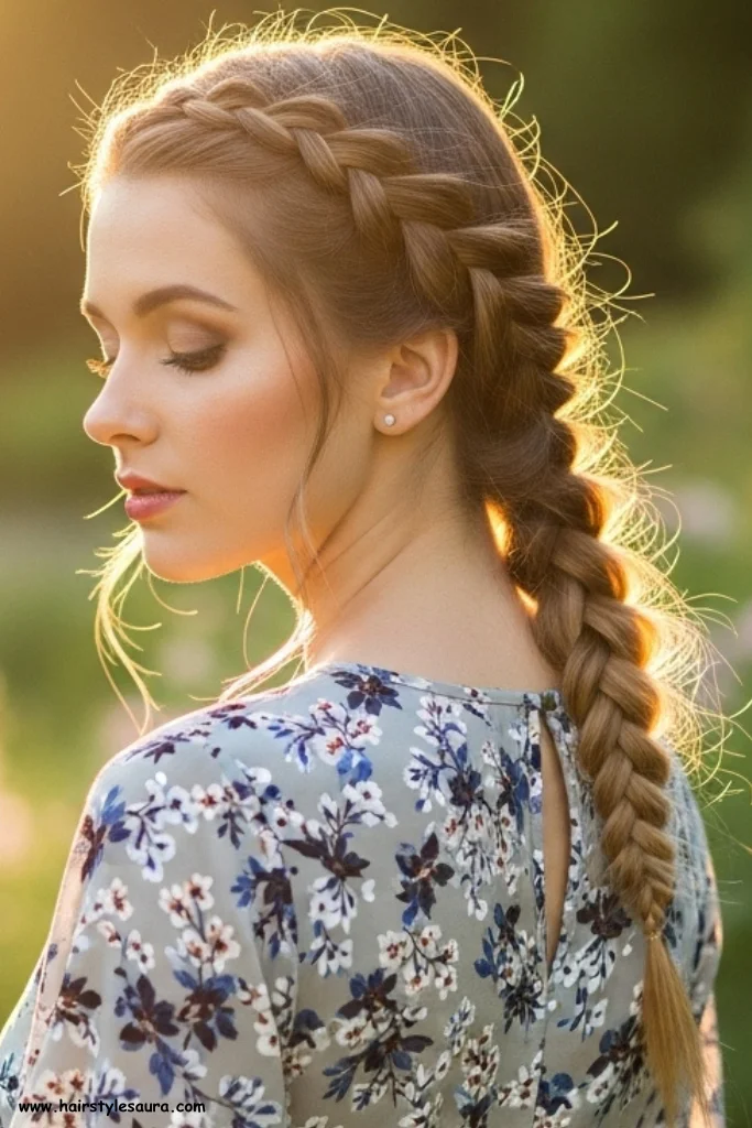 15 Quick and New Cute Hairstyles for Girls to Do in Minutes 4 Waterfall Braid