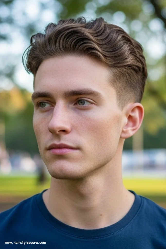 12 Best Mens Hairstyle Short on Side Long Top Ideas for 2025 10 Wavy Top with Undercut