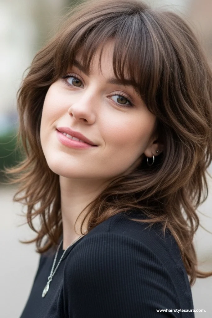 Short Wolf Cut Curly Hair Looks That Are Trending Now 8 Wolf Cut with Defined Layers